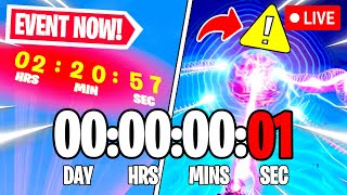 FORTNITE EVENT COUNTDOWN LIVE🔴 247 amp Ingame Event Right Now [upl. by Gaylor]