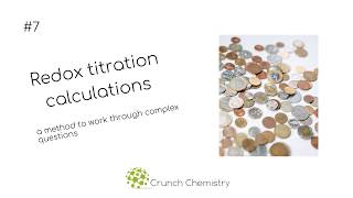 Redox titration calculations [upl. by Iderf]