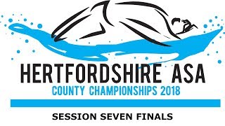 Hertfordshire ASA County Championships 2018  Session 7 Finals [upl. by Yellah]