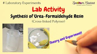 Urea formaldehyde resin Synthesis  Explanation with reactions involved  Polymers [upl. by Ednil]