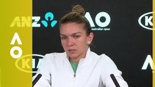 Simona Halep press conference 2R  Australian Open 2018 [upl. by Anema461]