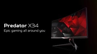 Predator X34 – epic gaming all around you [upl. by Nillad196]