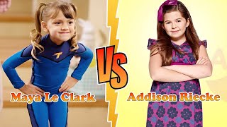 Maya Le Clark VS Addison Riecke Nora Thunderman Transformation ★ From Baby To 2023 [upl. by Anna242]