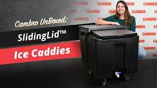 Cambro UnBoxed SlidingLid Ice Caddies [upl. by Jessa]