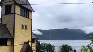 Strong nature landscape along the road 55 Vadheim Høyanger Balestrand in 5 min august norway [upl. by Haakon]