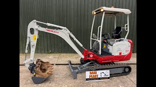 TAKEUCHI TB216 MINI EXCAVATOR FOR SALE [upl. by Htinek]