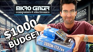 Building an ITX Gaming PC in Micro Center and Giving It Away [upl. by Armand382]