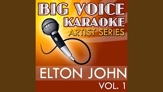 Sacrifice In the Style of Elton John Karaoke Version [upl. by Drobman]