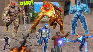 NEW ROPE HERO vs ELECTRIC MAN And MUTANT With Team Fight😱 [upl. by Hagerman]