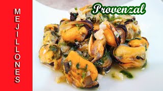 MEJILLONES a la PROVENZAL  Sin cascara 😍 [upl. by Wesle]