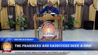 THE PHARISEES AND SADDUCEES SEEK A SIGN [upl. by Nigem]