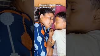 Moms Night Routine😞🤷‍♀️ sathishanitha shorts comedy funny comedyshorts reallifecomedy [upl. by Hgierb]