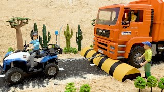 Police Car Team Rescue Construction Vehicles Collection Videos Funny Stories  BIBO TOYS [upl. by Lledra]