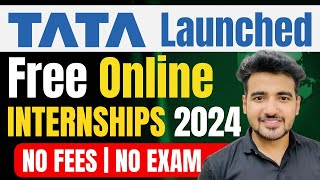 TATA Offering Online Internships For College Students  Management amp Engineering Internships 2024 [upl. by Shirleen410]