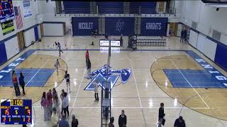 Nicolet High School vs Whitefish Bay High School Girls Varsity Volleyball [upl. by Lalittah932]