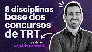 Conheça as 8 disciplinasbase dos concursos de TRT [upl. by Anaujat]