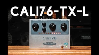 Cali76TXL Compressor Pedal Review GuitarBassDrumMix [upl. by Naehgem]