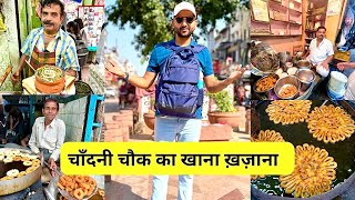 CHANDNI CHOWK street food tour  दिल्ली 6 का खाना ख़ज़ाना  Unexplored food Delhi  Swag se Doctor [upl. by Namrak]