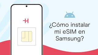 Guía para activar y configurar la eSIM para Samsung  Holafly [upl. by Nanette]