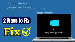 How to Fix Windows Stuck on Diagnosing Your PC  Laptop stuck on quotDiagnosing your PCquot [upl. by Franek478]