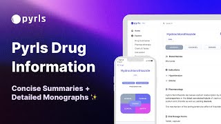 How to Use Drug Summaries In Pyrls [upl. by Anilra]