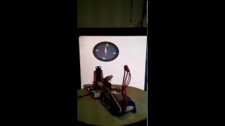 Arduino magnetometer compass with bluetooth on processing [upl. by Hollinger]