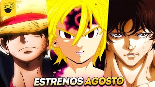 ESTRENOS ANIME AGOSTO 2023 NETFLIX Crunchyroll Animeflv xd y más [upl. by Yma]