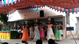 6TV Batukamma Republic Day 68th celebrations in Bathukamma song UPS medipally moinabad RR Telangana [upl. by Chery]