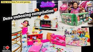 DEXA UNBOXING COMPILATION unboxing familyvlog [upl. by Sido]