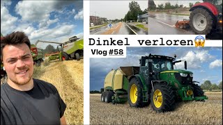 5km Getreidespur…  Raps amp Dinkel ☑️ Farmvlog 58 [upl. by Yetsirhc]