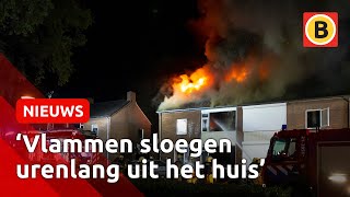 Tweeling gered bij uitslaande woningbrand  Omroep Brabant [upl. by Rowe837]