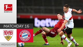 VfB Stuttgart  FC Bayern München 05  Highlights  Matchday 16 – Bundesliga 202122 [upl. by Xer]