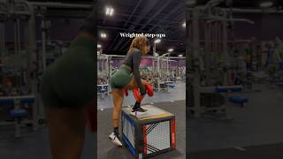 Want to grow your glutes Include step ups in your leg day gluteworkout growyourglutes gymgirl [upl. by Isabella857]