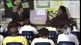 Sept 11 2001 President George W Bush learns about terror attacks at Sarasota school [upl. by Atekal]