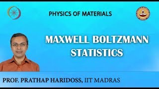 Maxwell Boltzmann Statistics [upl. by Kcerb]