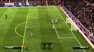 FIFA 13  Tuto geste technique 6 quotTalonnade dos au butquot [upl. by Gurias949]