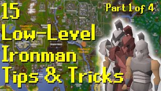 15 Oldschool Runescape Ironman Tips amp Tricks  1 [upl. by Stephenson]