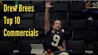 Drew Brees Top 10 Commercials [upl. by Johnath]