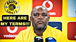 PITSO MOSIMANE HAS CONDITIONS FOR KAIZER CHIEFSCAVIN JONSON IS UNFAZZED [upl. by Collin]