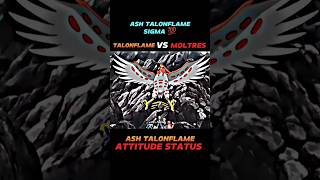 TALONFLAME VS MOLTRES  TALONFLAME ATTITUDE STATUS  shortfeed pokémon ytshorts [upl. by Nnagem]