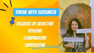 Positive Comparative amp Superlative Degrees of Adjectives Simplified [upl. by Child30]