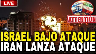 ÚLTIMO ​​ISRAEL BAJO ATAQUE IRÁN ATACA A ISRAEL CON MISILES  BOMBARDEO MASIVO SOBRE ISRAEL [upl. by Nnylhsa]