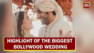 Alia BhattRanbir Kapoor Ki Shadi Highlight Of The Biggest Bollywood Wedding [upl. by Hamachi831]