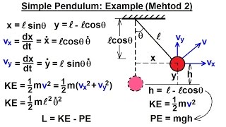 Physics 68 Lagrangian Mechanics 7 of 25 Simple Harmonic Motion Method 2 [upl. by Fabian]