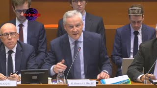 Bruno Le Maire sénerve et se fait calmer en audition [upl. by Aihsit]