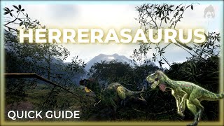 HERRERASAURUS Quick Guide  The Isle Evrima [upl. by Zere]