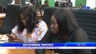 Nationwide Protest 3rd Republic Reps Advocate For Peace [upl. by Jori]