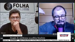 FOLHA NO AR Vinícius Couzzi Mérida historiador e pedagogo com pós graduação em Política Brasileira [upl. by Cassil]