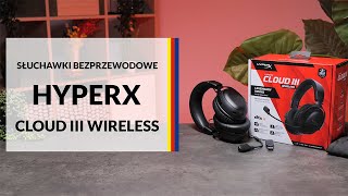 Słuchawki bezprzewodowe z mikrofonem HyperX Cloud III Wireless – dane techniczne – RTV EURO AGD [upl. by Rimas585]