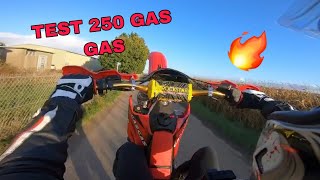 JE TEST UNE 250 GAS GAS  POT FMF [upl. by Dolan]